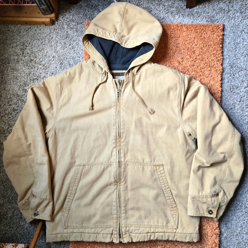 Old Navy Fleece Lined Thick Cotton Work Jacket Men's L